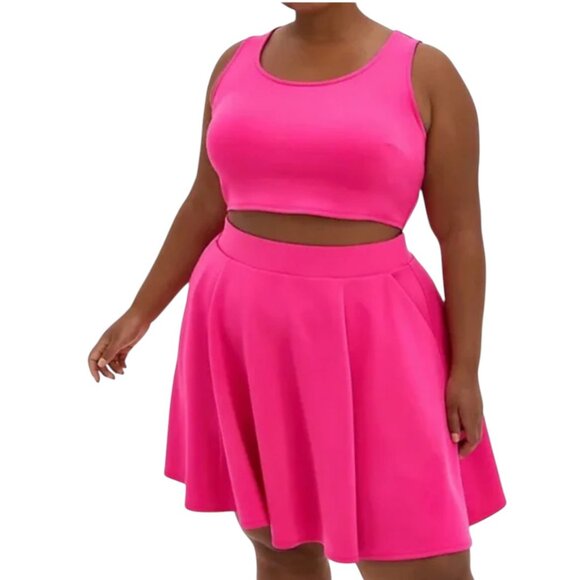 torrid Dresses & Skirts - Torrid Hot Pink Two Piece Set I Size: 0 (L-12)